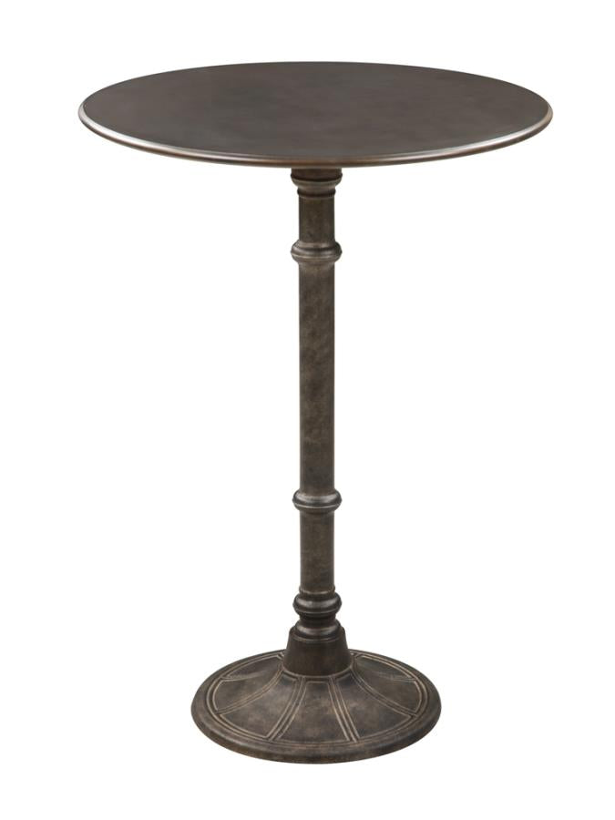 Round Bar Table Dark Russet and Antique Bronze_1