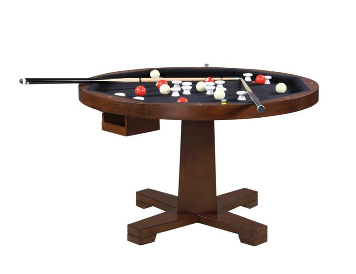 Marietta Round Wooden Game Table Tobacco_13