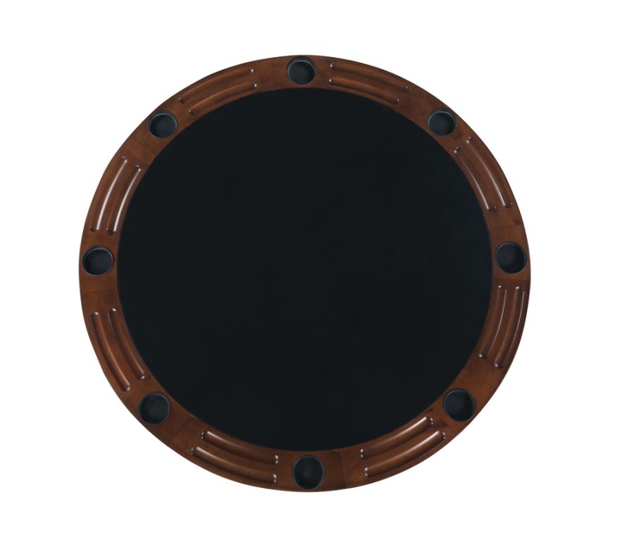 Marietta Round Wooden Game Table Tobacco_4