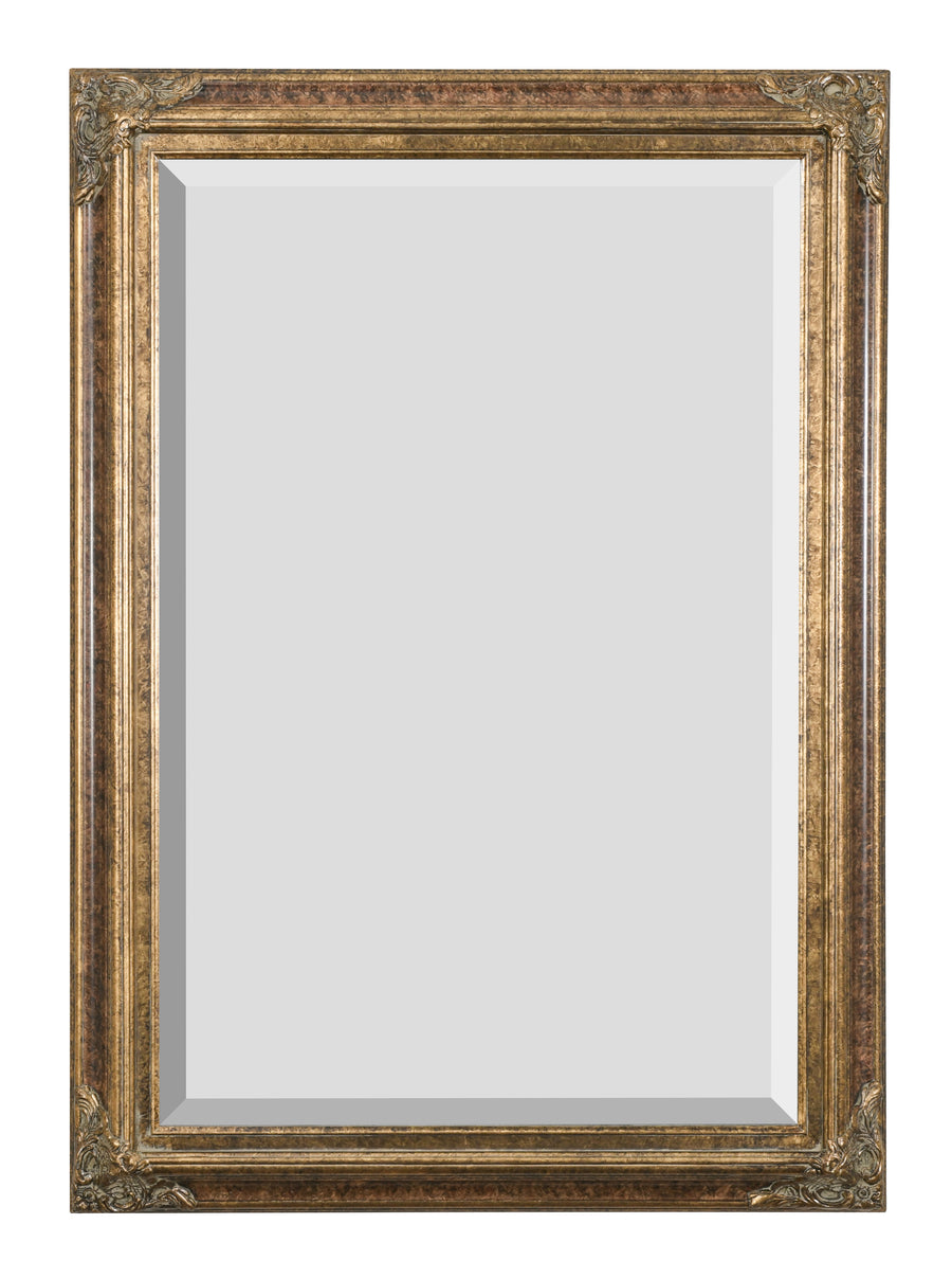 Mini Grand Victorian Mirror 24x36 Burl Marble Gold_0