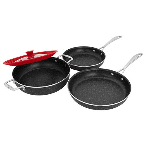 4pc Capri Notte Granitium Nonstick Fry Pan Set_0