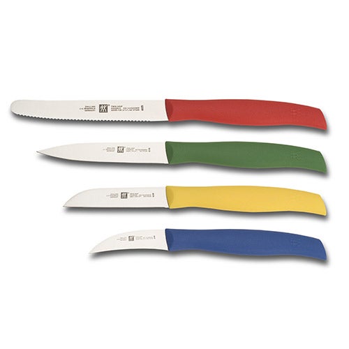 Twin Grip 4pc Multi-Colored Paring Knife Set_0