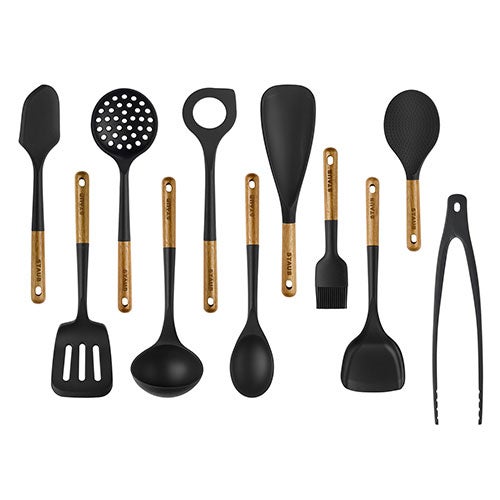 11pc Complete Silicone Kitchen Tool Set_0