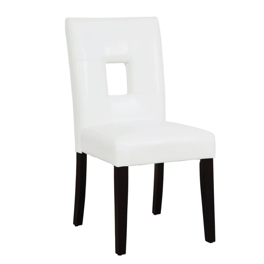 Anisa Open Back Upholstered Dining Chairs White (Set of 2)_0