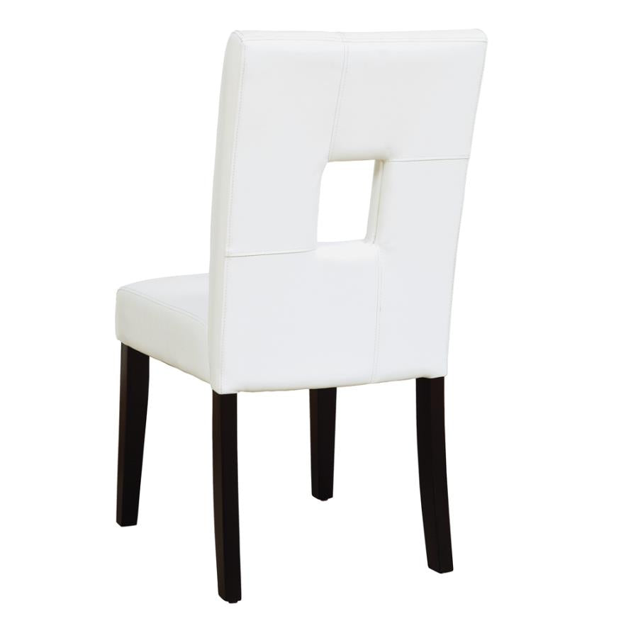 Anisa Open Back Upholstered Dining Chairs White (Set of 2)_1