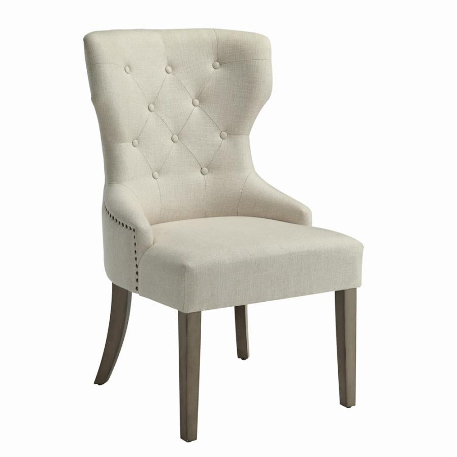 Florence Tufted Upholstered Dining Chair Beige_0