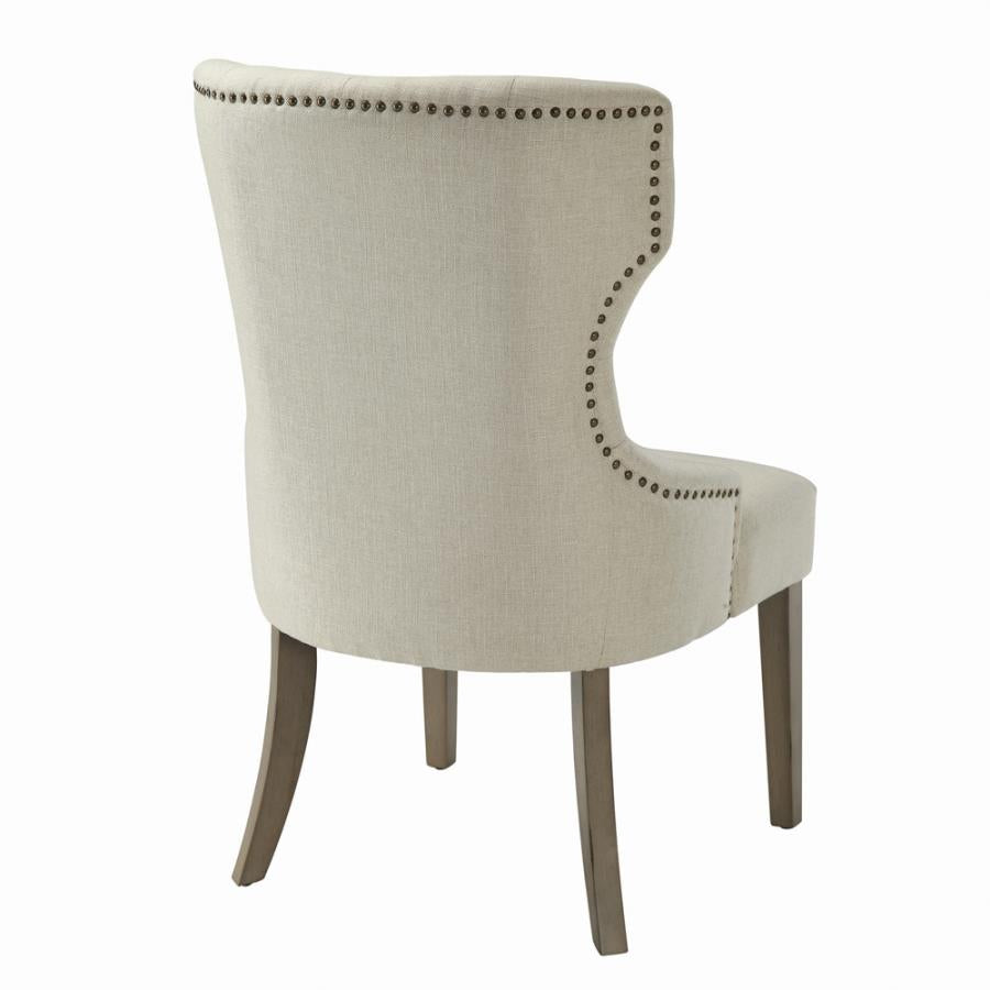 Florence Tufted Upholstered Dining Chair Beige_1