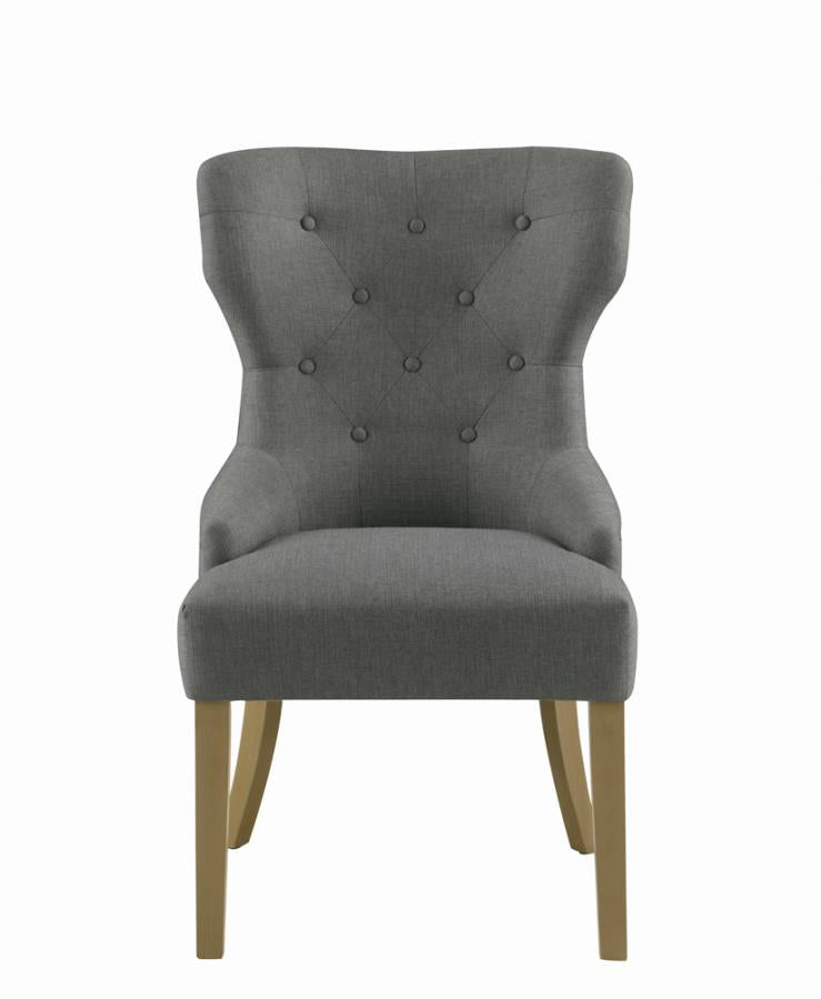 Florence Tufted Upholstered Dining Chair Grey_1
