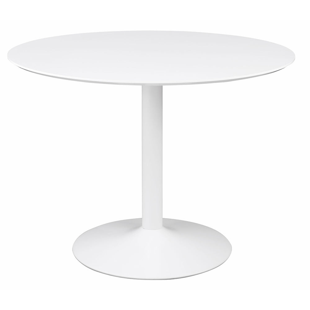 Lowry 5-piece Round Dining Set Tulip Table with Eiffel Chairs White_1