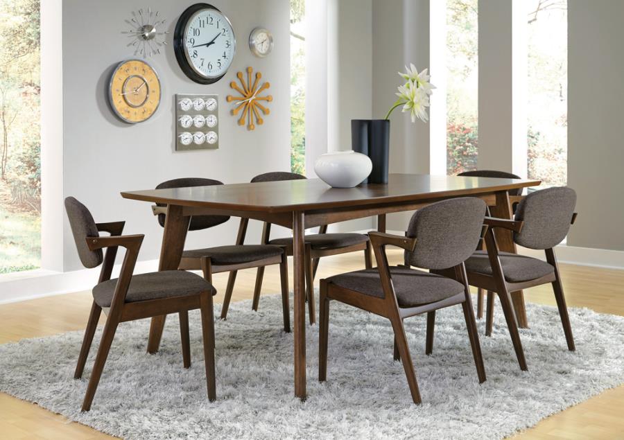 Malone Dining Side Chairs Grey and Dark Walnut (Set of 2)_7