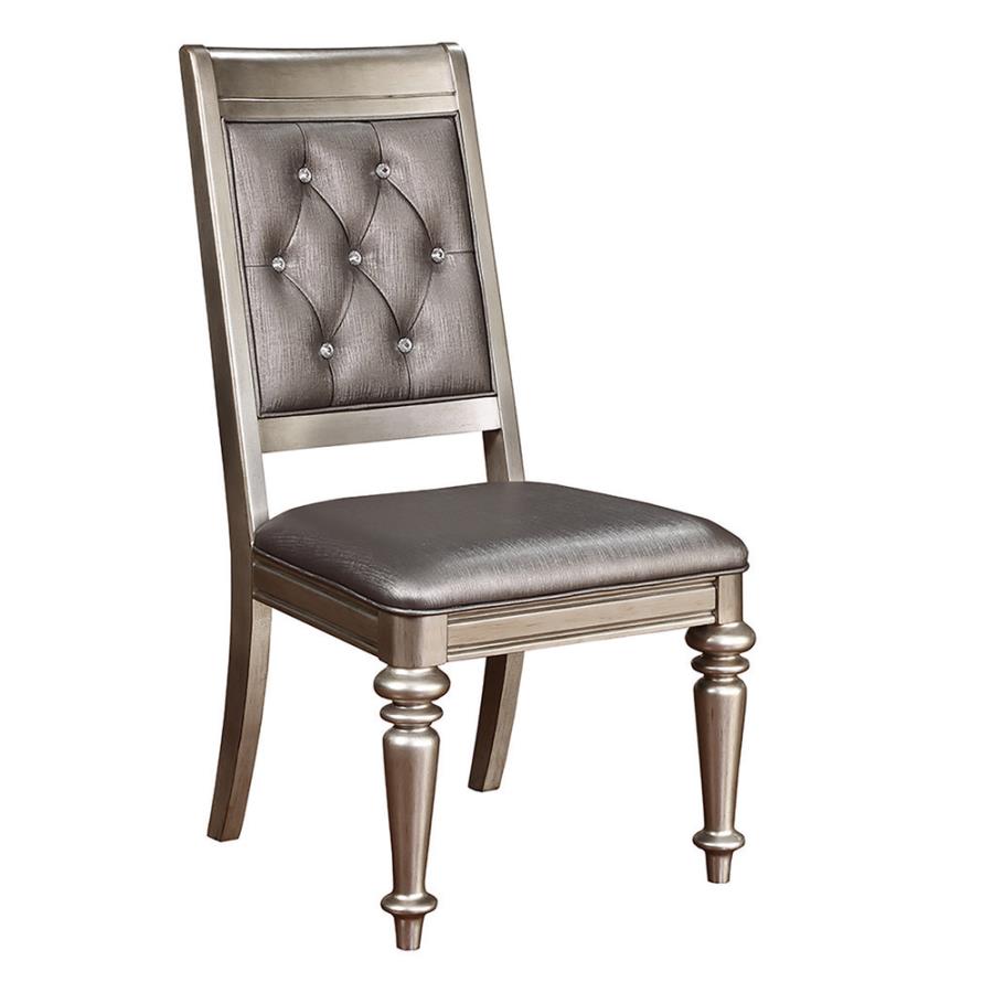 Danette Open Back Side Chairs Metallic (Set of 2)_0