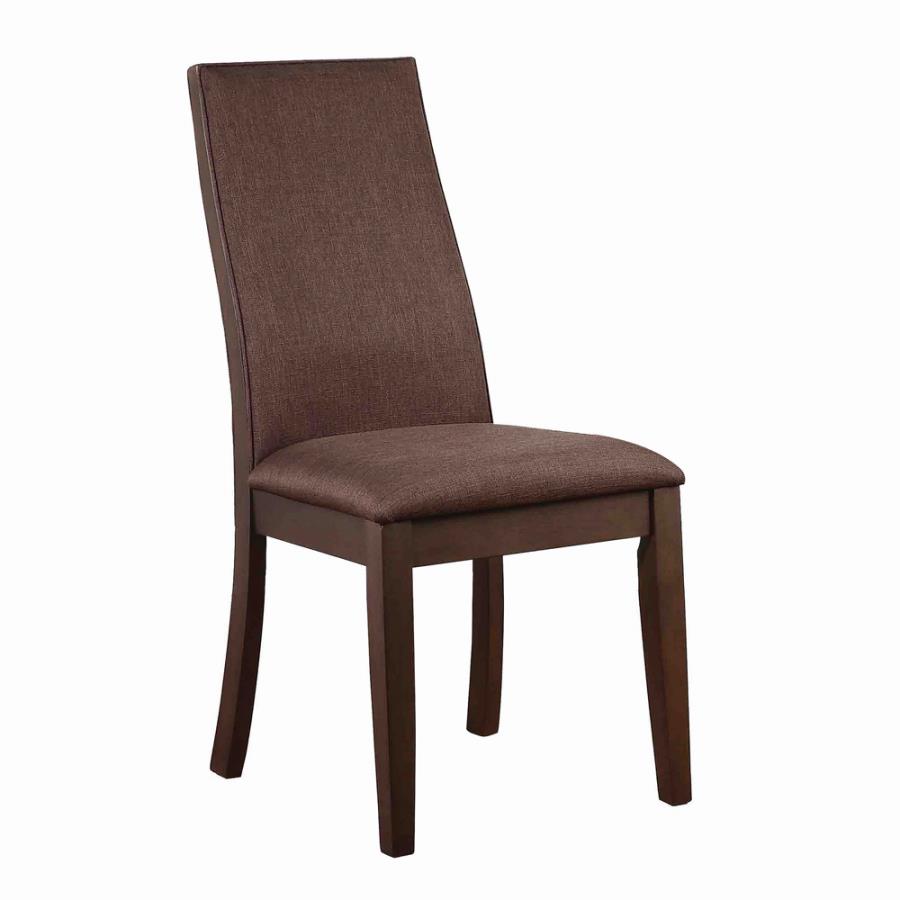 Spring Creek Upholstered Side Chairs Rich Cocoa Brown (Set of 2)_0