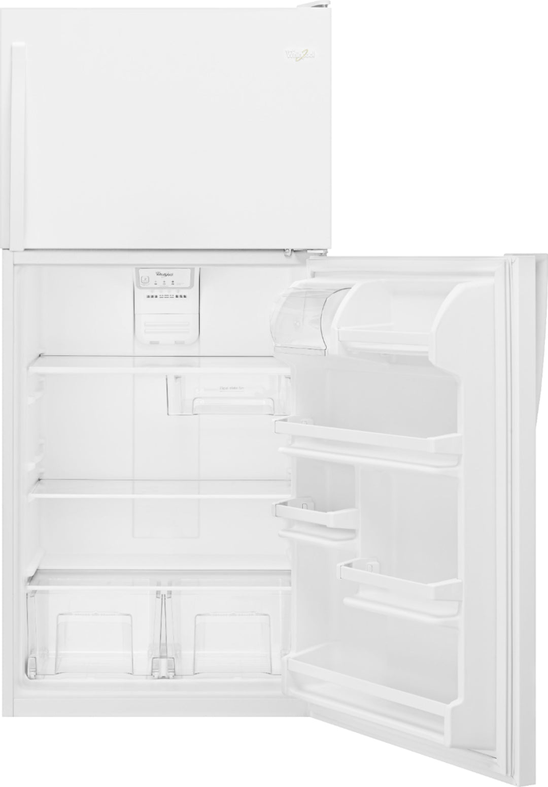 Whirlpool - 18.2 Cu. Ft. Top-Freezer Refrigerator - White_5