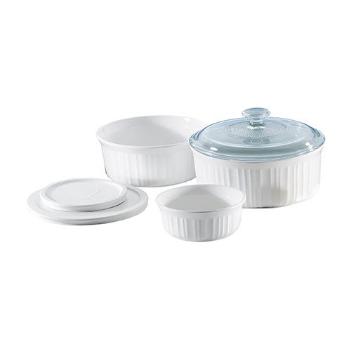 French White 6pc Bakeware Set_0