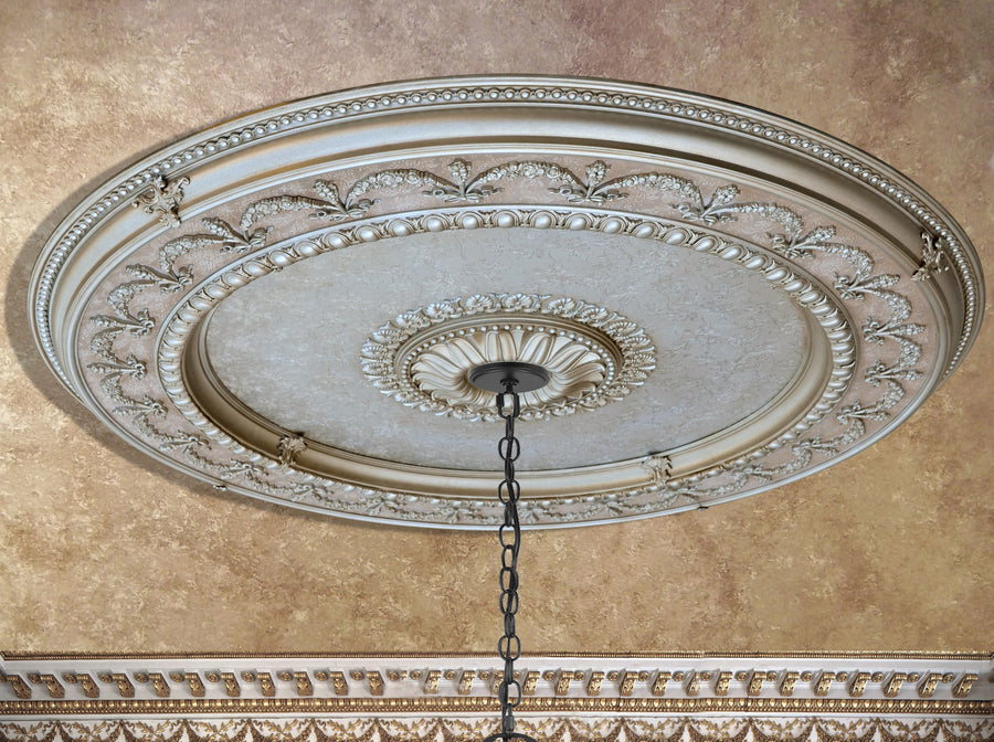 Champagne Large Round Ceiling Medallion 63_0