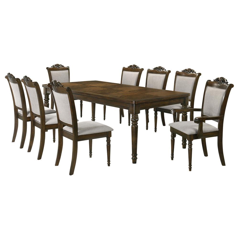 Willowbrook 9-piece Rectangular Dining Table Set Walnut_1