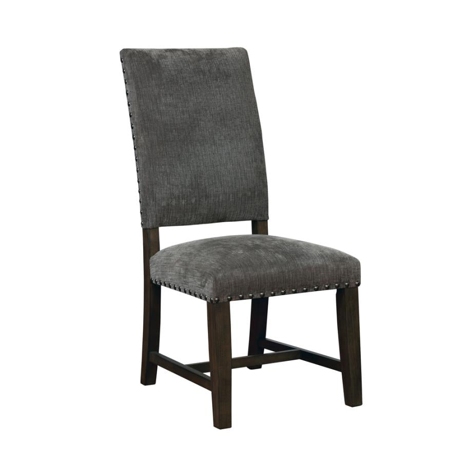 Upholstered Side Chairs Warm Grey (Set of 2)_0