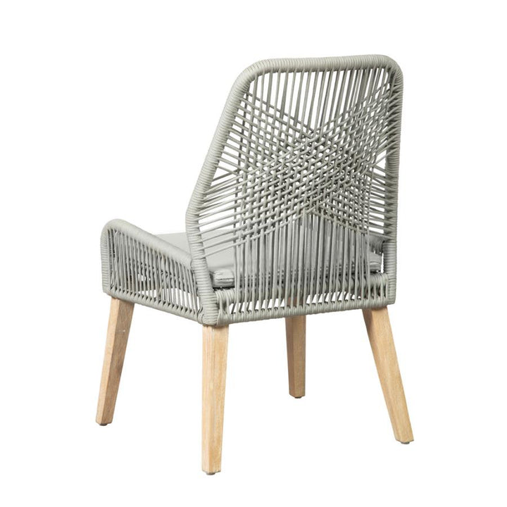 Woven Back Side Chairs Grey (Set of 2)_5