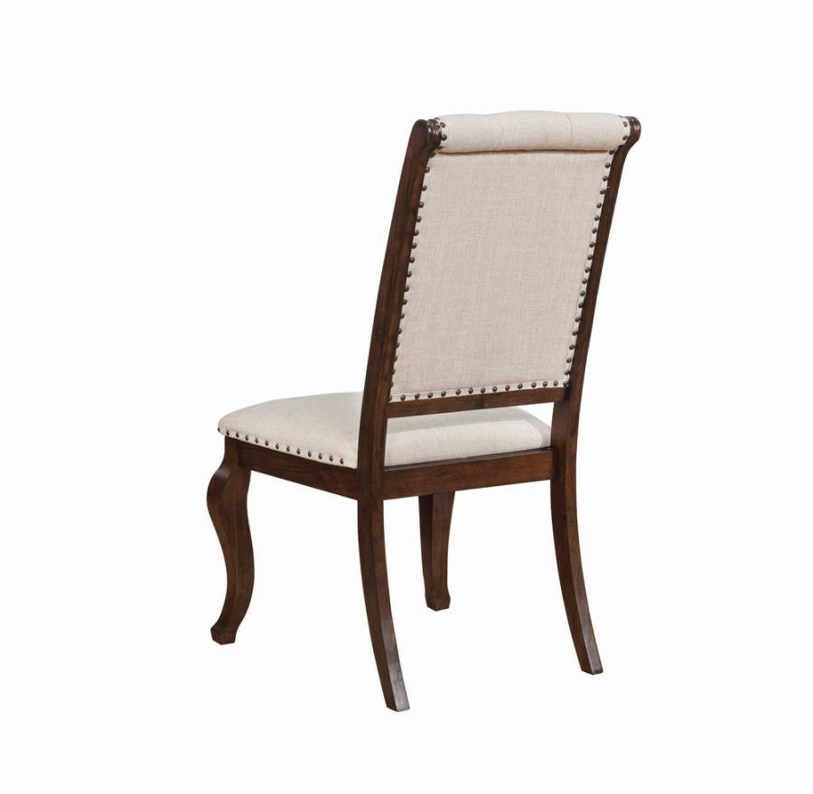 Brockway Cove Tufted Dining Chairs Cream and Antique Java (Set of 2)_4