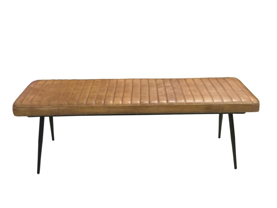 Misty Cushion Side Bench Camel and Black_1