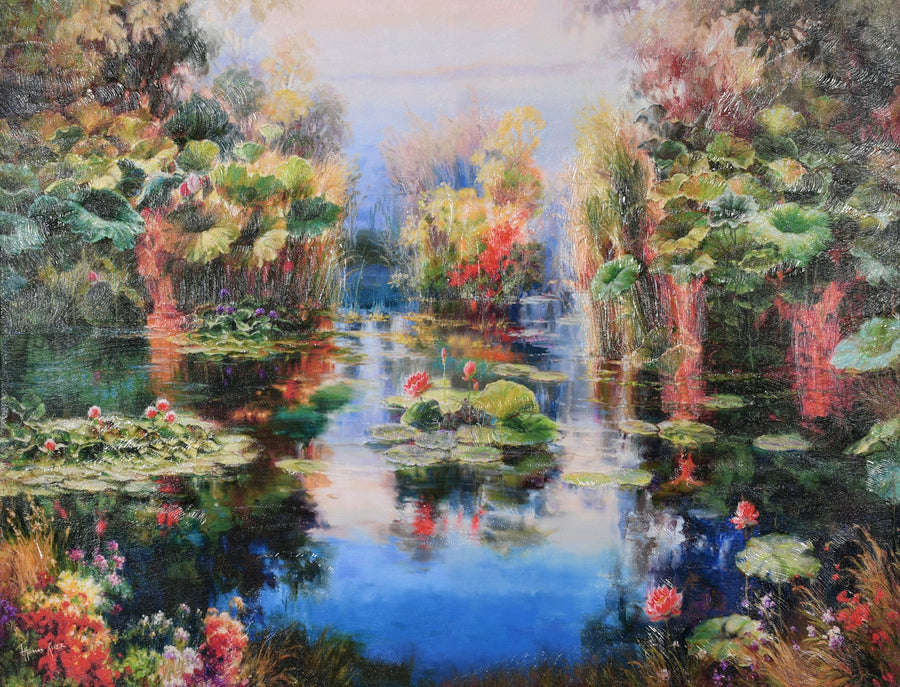 Enchanting Pond Diptych 29_0