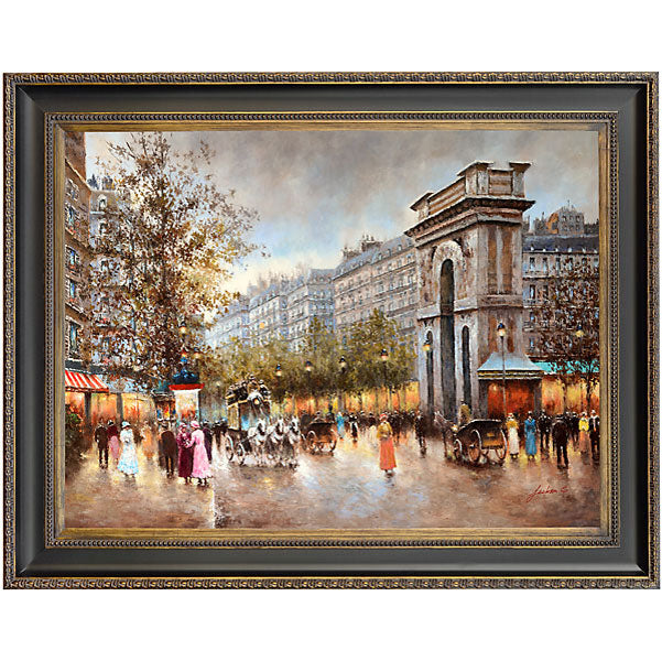 Parisian Street Scene Framed_0