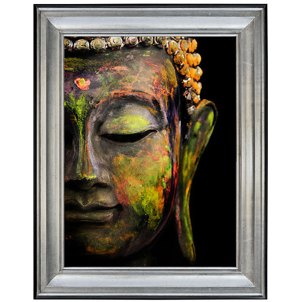 Dayglo Buddha Framed (KIT)_0