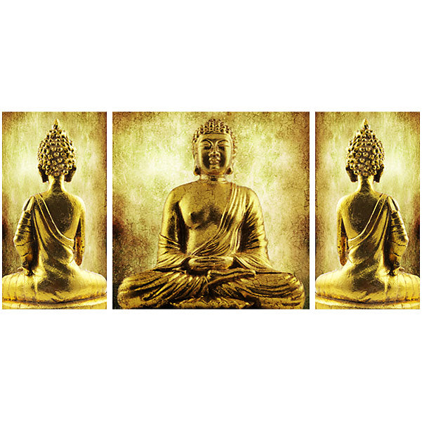 Golden Buddha Triptec Framed_0