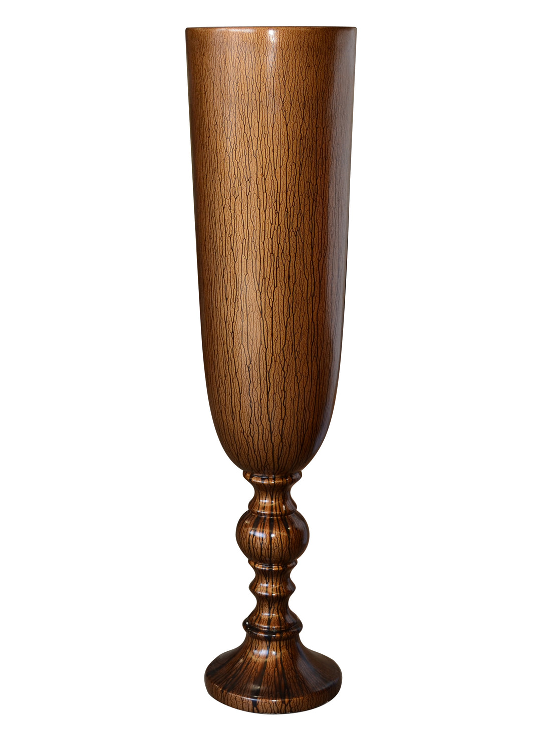Copper Drizzle 60 inch Fluted Vase_0