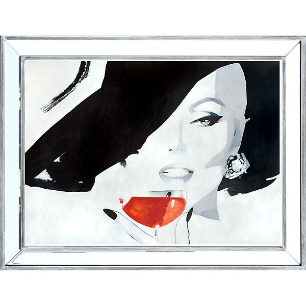 Blanco Lady 2 Wine Framed_0