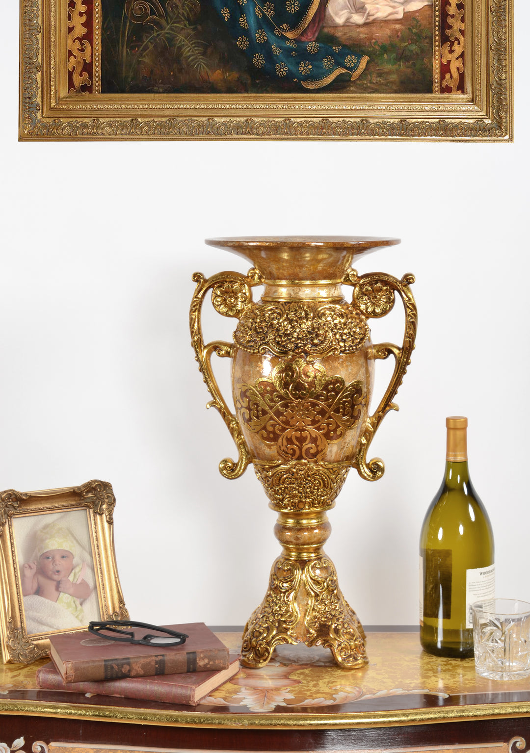 Medici Chalice Vase 23.5 Inches Tall_0