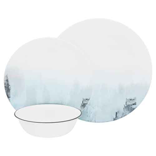 Boutique Tranquil Reflection 12pc Round Dinnerware Set_0