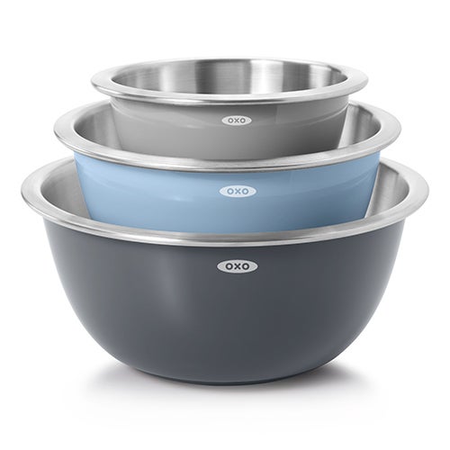 Good Grips 3pc Stainless Steel Mixing Bowl Set_0