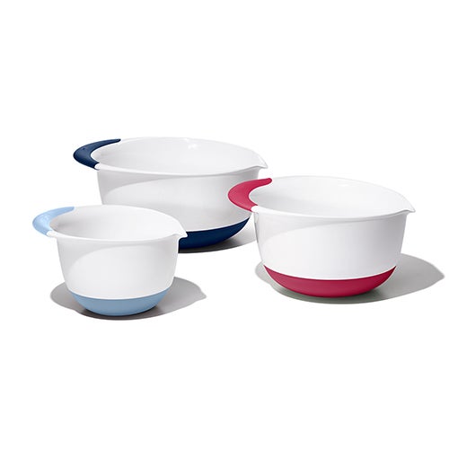 Good Grips 3pc Mixing Bowl Set w/ Colored Handles_0