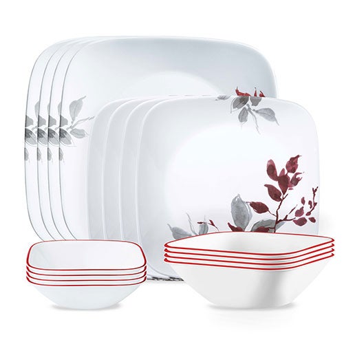 Kyoto Leaves 16pc Dinnerware Set - Service for 12_0