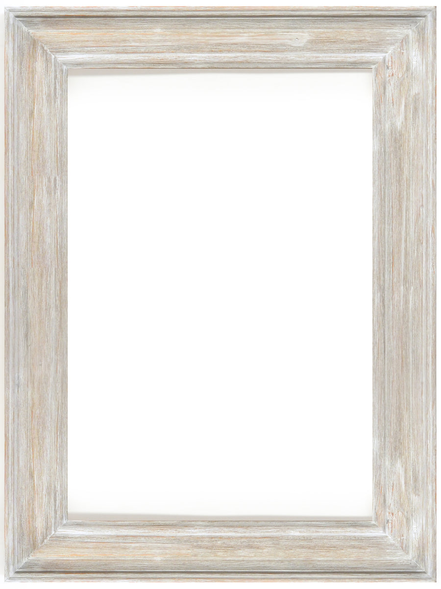 Misty Woods Frame 24x36 Distressed White Wash_0