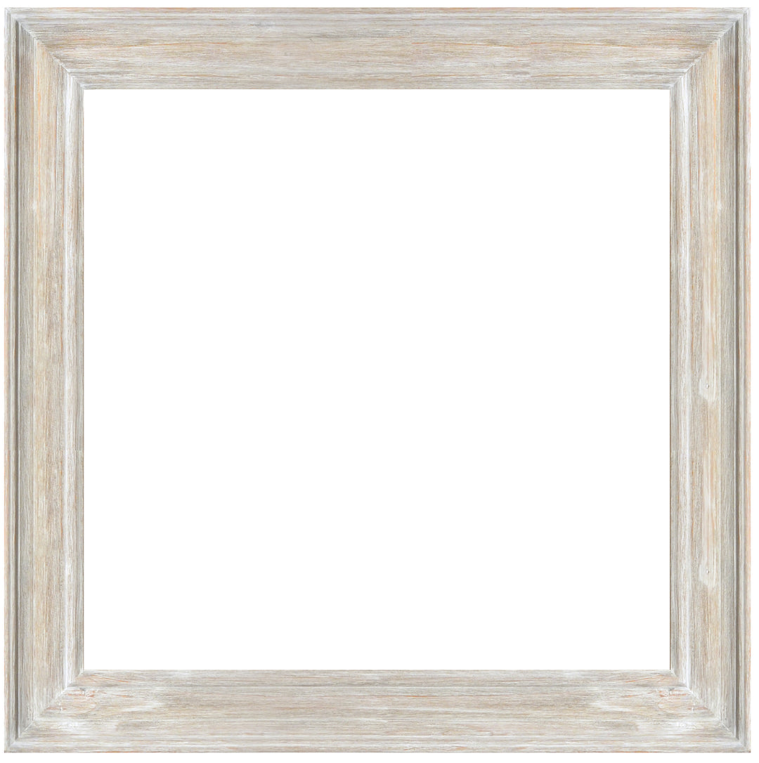Misty Woods Frame 48x48 Distressed White Wash_0
