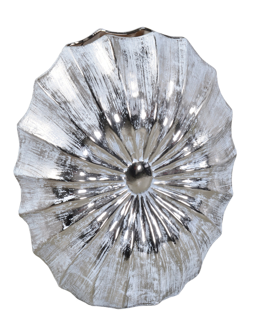 Nautilus Wide Platinum Vase_0