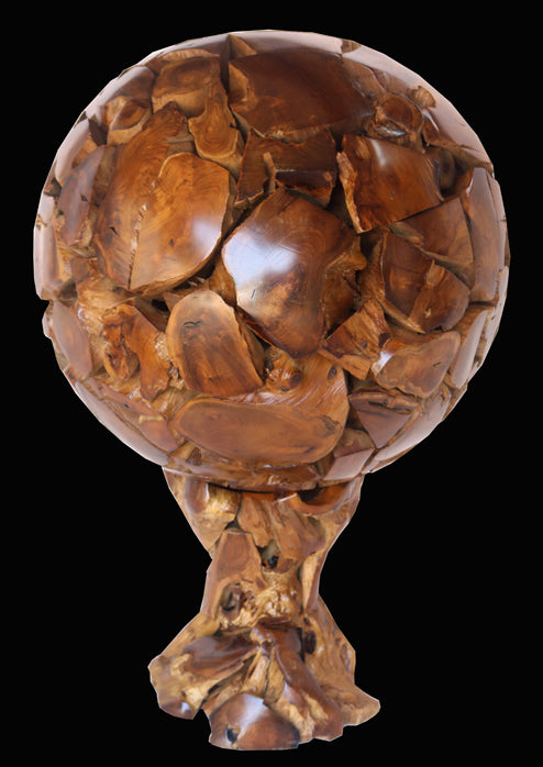 Large Teak Root Ball On Stand_0
