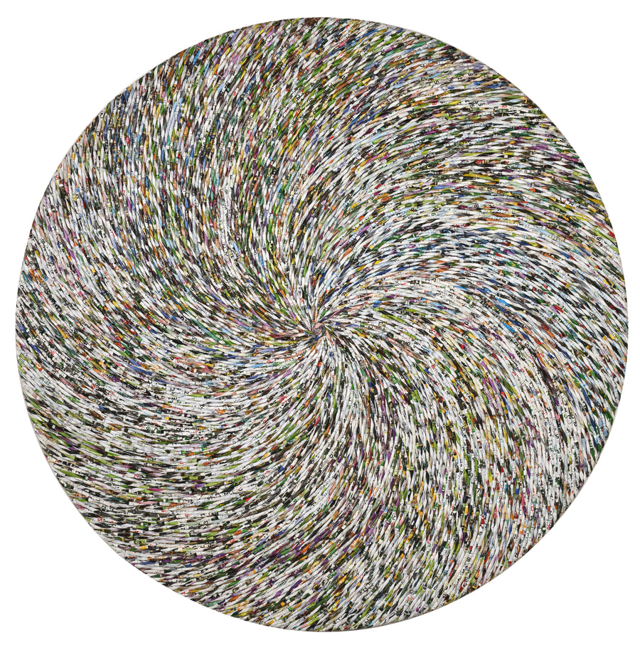 Quilled Cyclone 48 Inch Round Wall Art_0