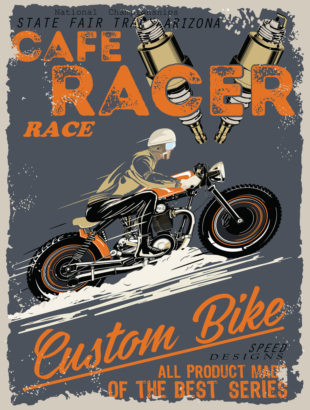 Custom Motorcycle Event Poster Gallery Wrap_0