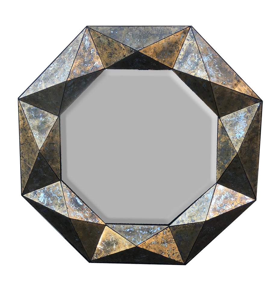 Large Octagonal Gold Eglomise 48"  Mirror_0
