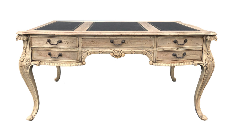 Natural Mahognay Large Chippendale Writing Desk_0