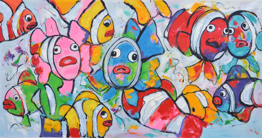 Kids Wall Art XL Fish_0