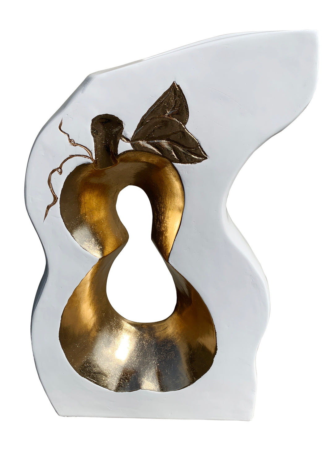 Gold Pear Statue Vase Large_0