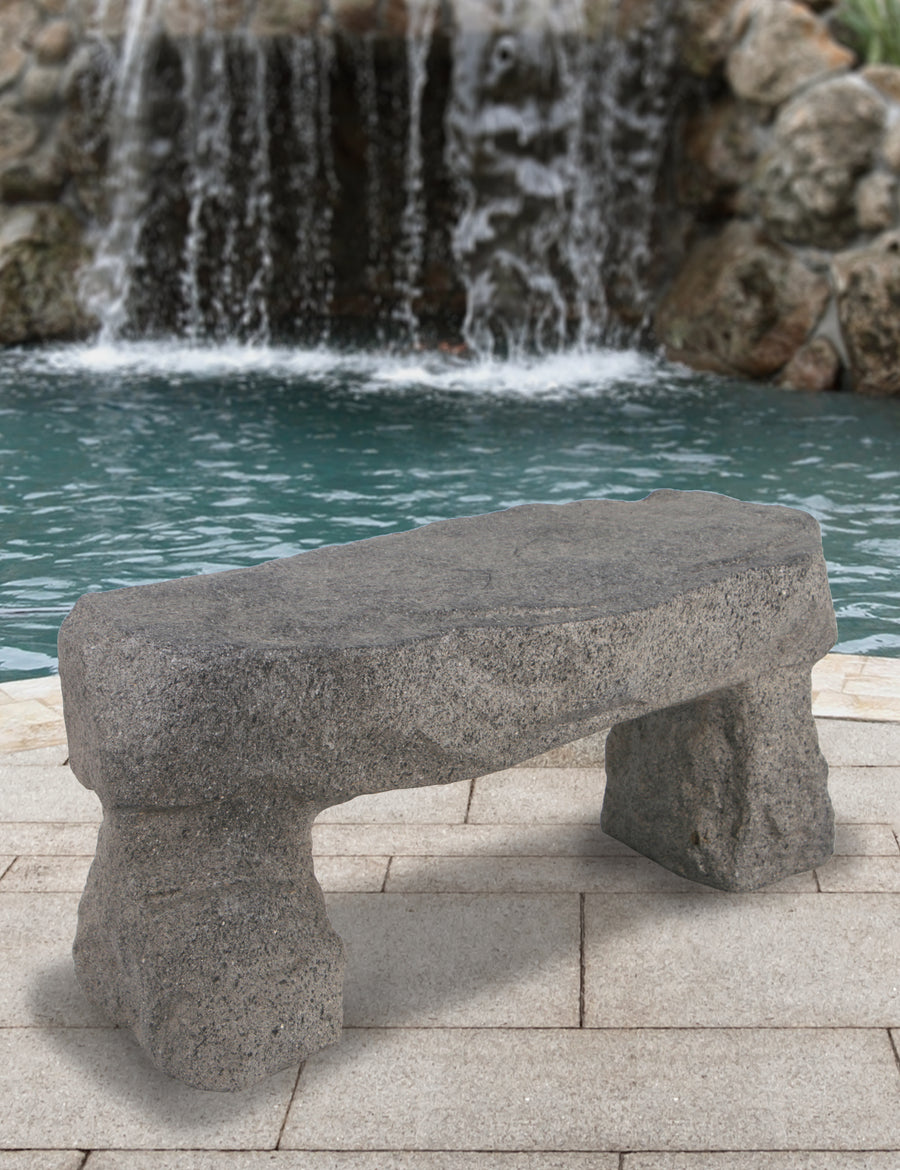 Simulated Rock Bench Settee_0