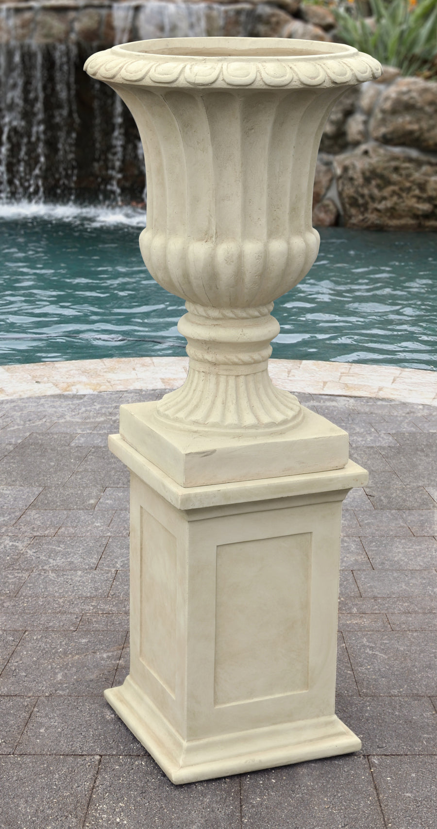 Carrera Stone Vase On Pedestal Anti Cement Kit_0