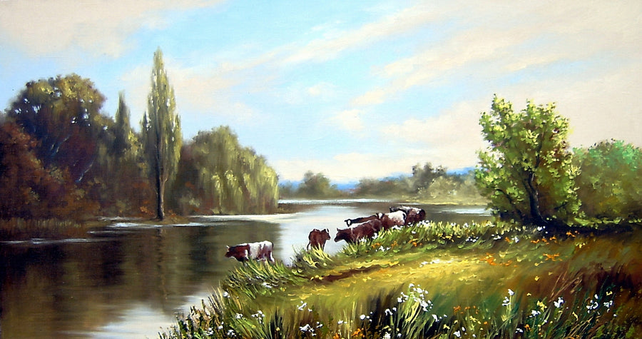 Cows on the River_0