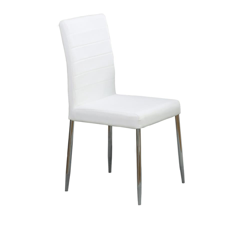 Vance Upholstered Dining Chairs White (Set of 4)_0
