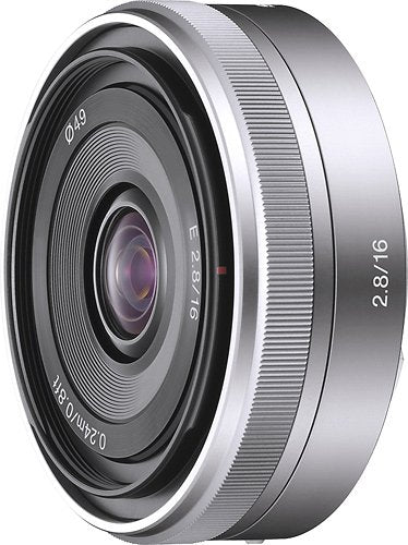 Sony - 16mm f/2.8 E-Mount Wide-Angle Lens - Silver_0